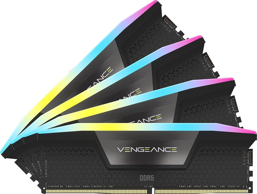 Corsair VENGEANCE RGB DDR5 RAM 64GB (4x16GB) 6600MHz CL32 Intel XMP iCUE Kompatibel Computer Speiche