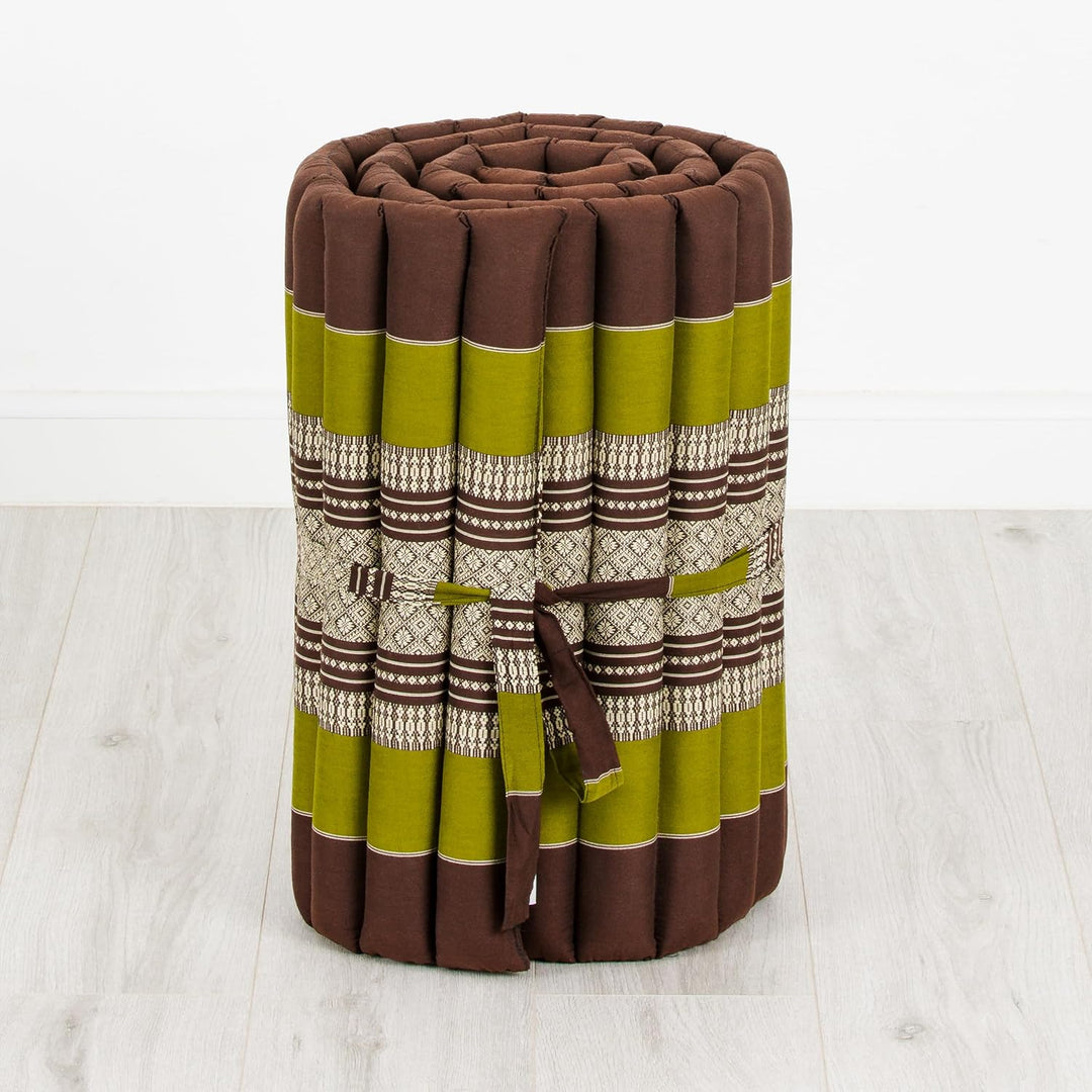 livasia Rollmatte Rollmatratze S schmal - 200x50x4,5cm - Gästebett Gästematratze 1 Person mit Muster