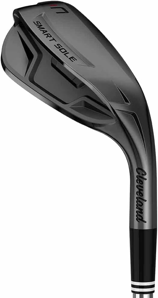 Cleveland Golf Smart Sole Black Satin 4.0 Wedge Rechts Legierter Stahl Steif 42 Grad, Rechts Legiert
