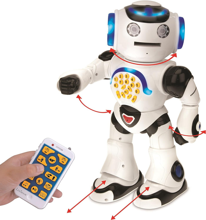 LEXIBOOK ROB50AR Powerman Ferngesteuerter Sprechender Spielzeug-Roboter (Sprache Arabisch), Tanzt, s