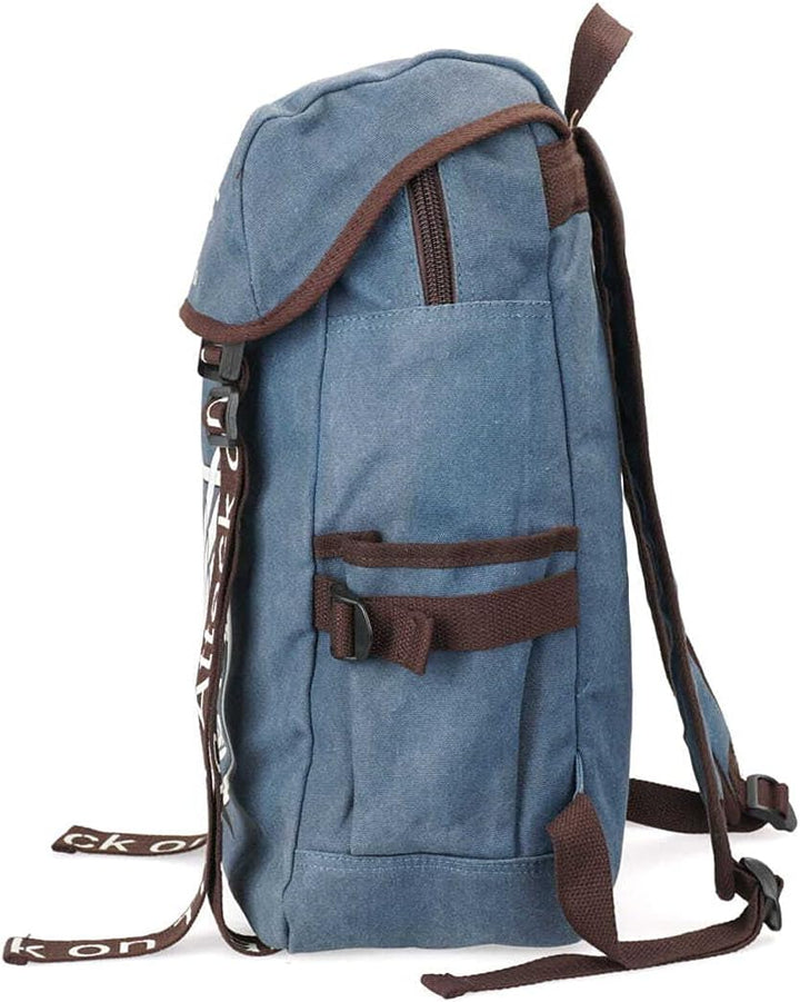 Rucksack mit Aufklärungstrupp Wappen für Attack on Titan Fans | Hellbraun oder Blau, Blau