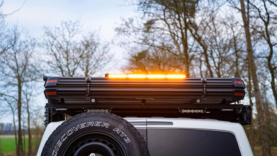 Raptors LED Technik Heckwarnsystem Backstorm 2023 ECE R65-91cm | Heckabsicherung | Zulassung ECE R65
