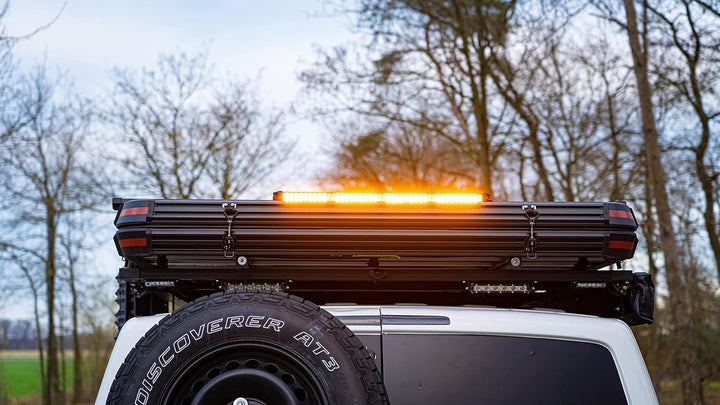 Raptors LED Technik Heckwarnsystem Backstorm 2023 ECE R65-91cm | Heckabsicherung | Zulassung ECE R65