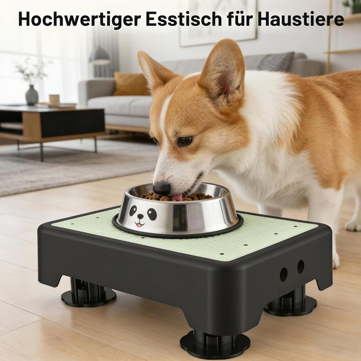 rutschfest Halbstufe, 3-stufig Höhenverstellbarer Nachleuchtende Trittstufe, max. 250kg, 42 * 32Cm,