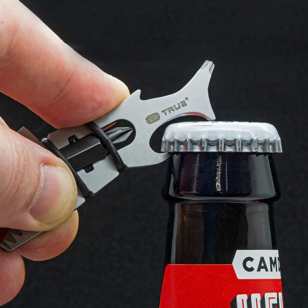 True Utility Sharkey - 12 in 1 Multi Tool - Mit Schraubendrehern, Flaschenöffner, Gewindeschneider,