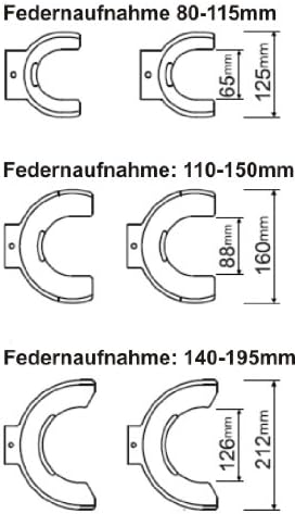 Hesselink FS-2000 McPherson Federspanner, max. 16760 N, mit Überlastungsschutz, für Schlagschrauber