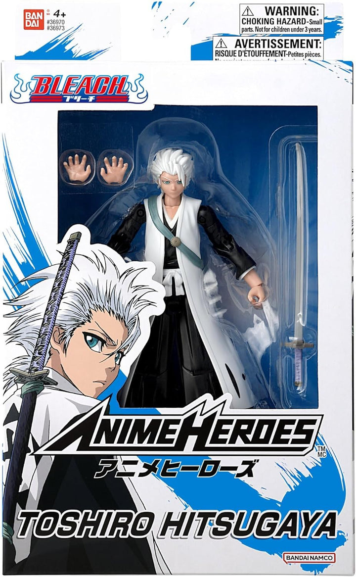 BANDAI – Anime Heroes - Bleach - Anime Heroes Figur 17 cm - Hitsugaya Toshiro - 36973, Hitsugaya Tos