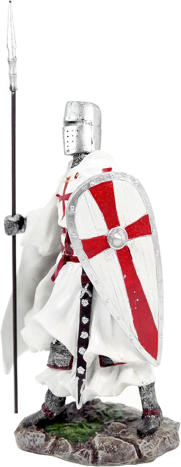 Templer mit Speer und Schild