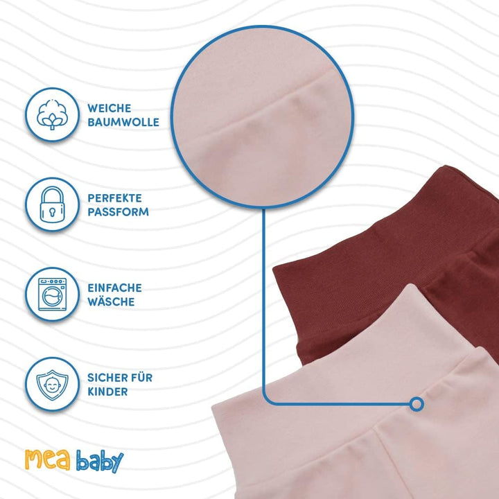 Unisex Baby Hose aus 100% Baumwolle im 5er Pack/Pumphose. Babyhose für Jungen Baby Hose für Mädchen,