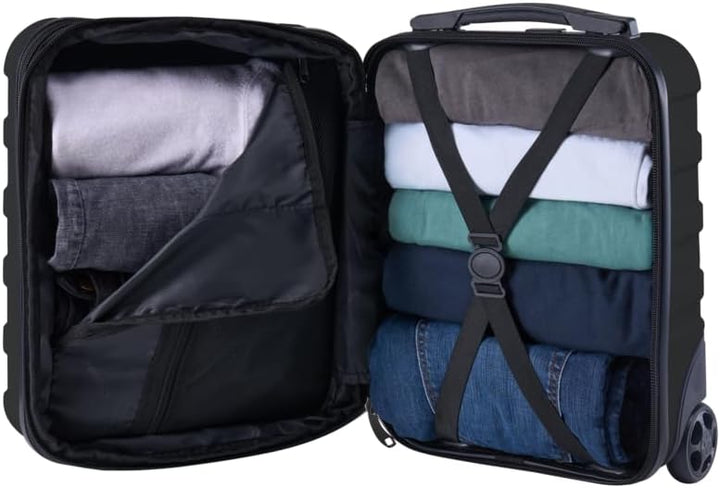 Cabin Max Anode Hartschalen Trolley 40x30x20 cm | 24L Handgepäck Koffer für Ryanair & Wizz Air Unter
