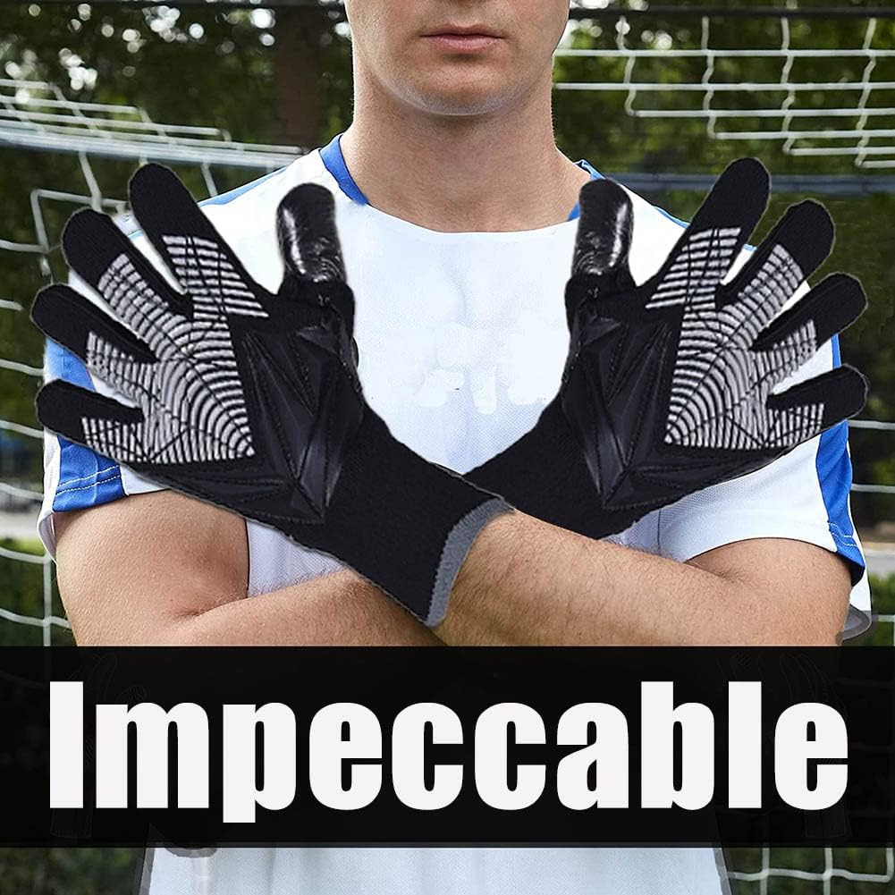 FASECKS Fussball-Torwarthandschuhe für Jugendliche - Kinder rutschfeste und atmungsaktive Handschuhe