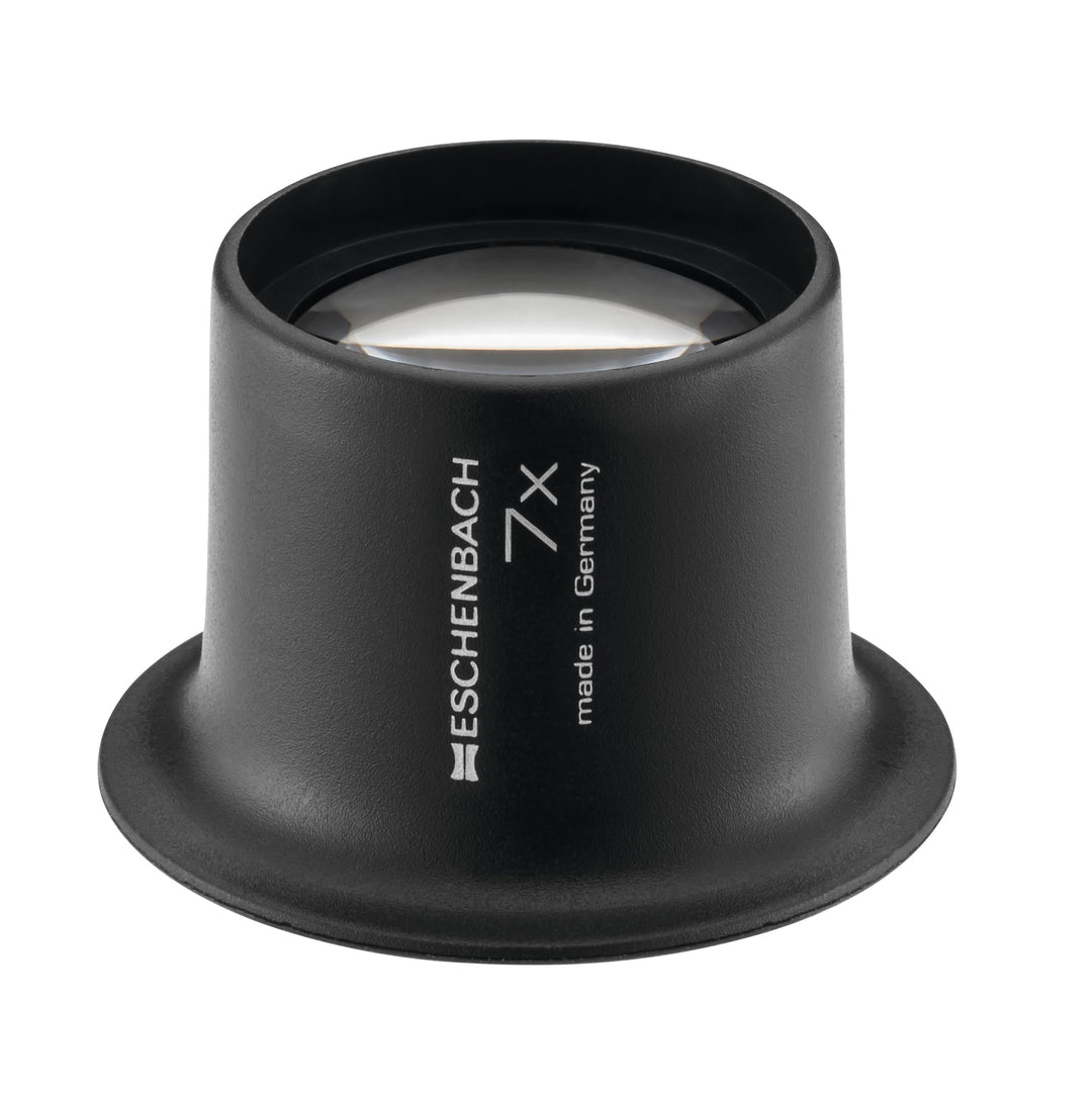 Eschenbach Optik Uhrmacherlupe mit 7X-Vergrösserung in Anthrazit - Made in Germany, 7x