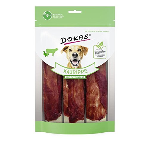 Dokas Kaurippe mit Entenbrustfilet | 10x 210g Hundesnacks