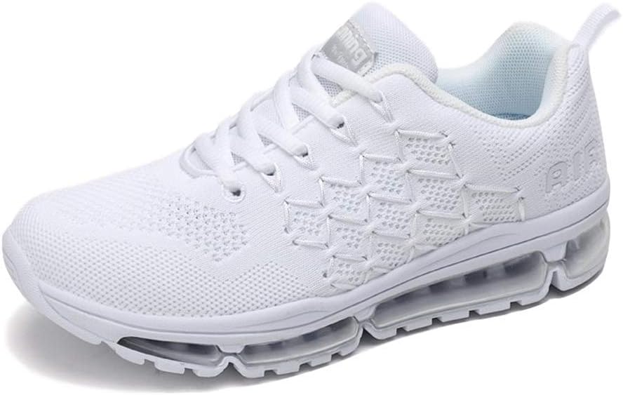 frysen Herren Damen Sportschuhe Laufschuhe mit Luftpolster Turnschuhe Profilsohle Sneakers Leichte S