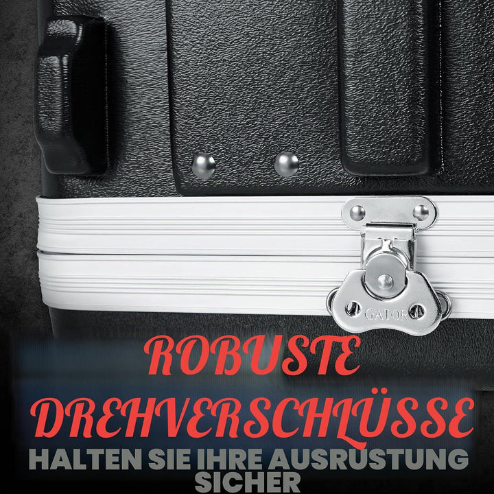 GATOR-Koffer Gestell 19"-Polyethylen GRR 6 U mit Rollen, 6 U