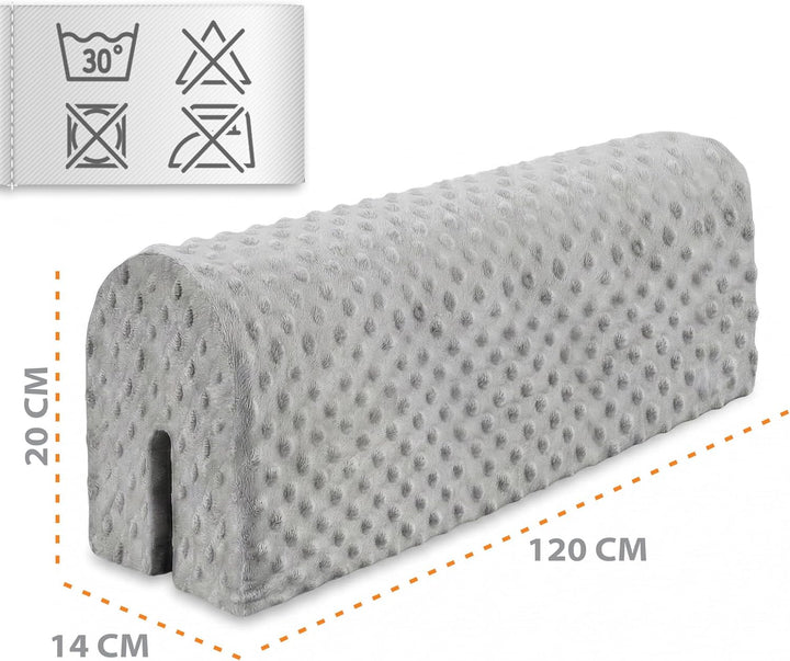 Bettkantenschutz für Kinderbetten 120 cm - Schutz für Bettrahmen Baby Bett rausfallschutz für boxspr