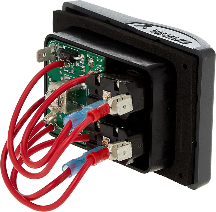 Blue Sea Systems WeatherDeck Wasserdicht Panels 2 Pos., abgesichert, 2 Pos., abgesichert