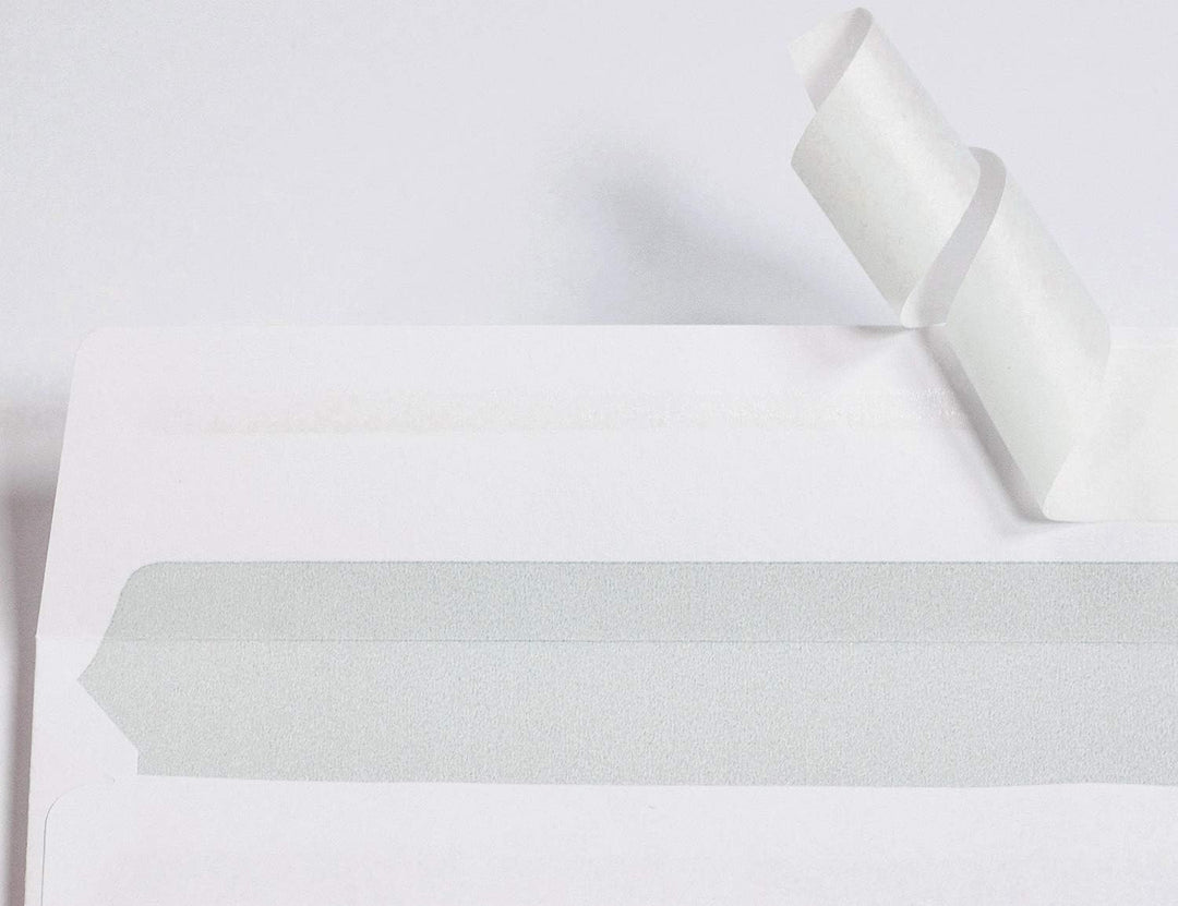 TATMOTIVE Briefumschläge DIN lang Mit Fenster (1000 Stück) Mit Haftklebestreifen (kein Austrocknen -