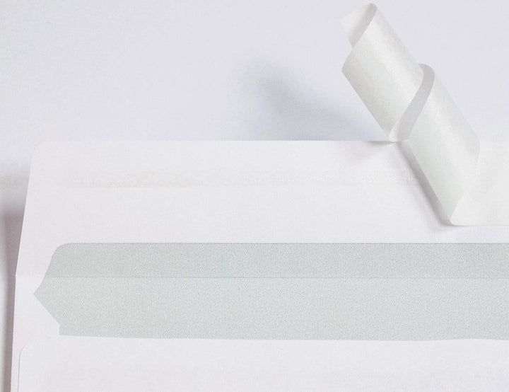 TATMOTIVE Briefumschläge DIN lang Mit Fenster (1000 Stück) Mit Haftklebestreifen (kein Austrocknen -