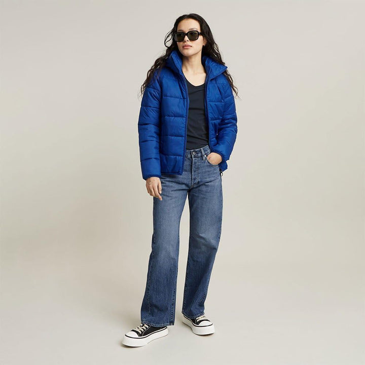 G-Star Damen Eyben Slim V-Neck Top 2.0 XXS Blau, XXS Blau