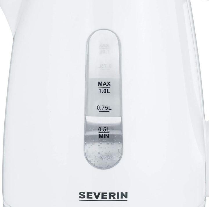 SEVERIN Wasserkocher 1,0 L, leistungsstarker und kompakter Wasserkocher in hochwertigem Design, elek