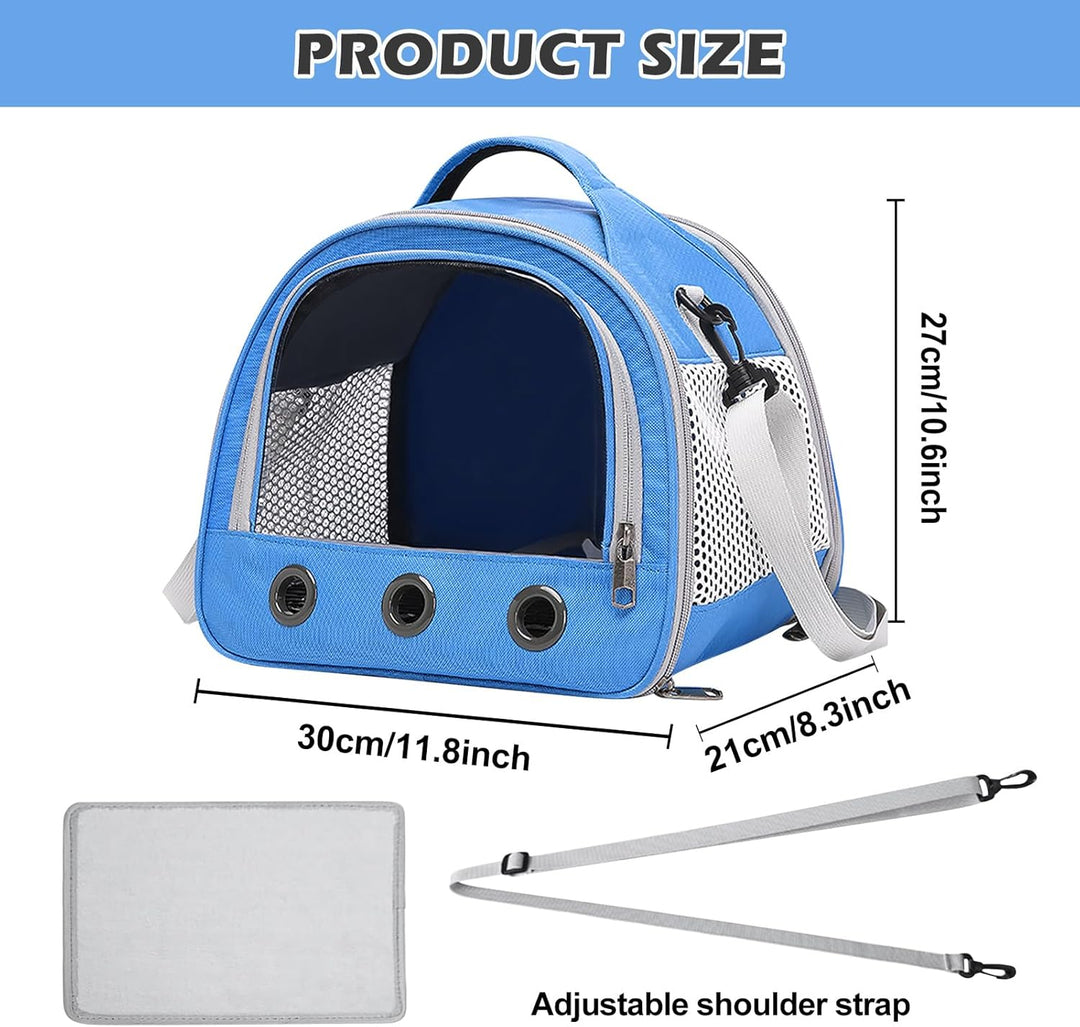 Transportbox für Kleine Haustiere, Kleintier Haustier-Tragetasche, Tragetasche für Katzen und Hunde,