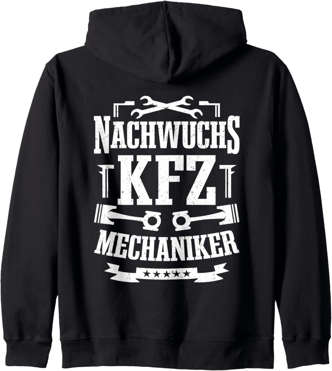 Nachwuchs KFZ Mechaniker Kinder Werkstatt Auto Motorkolben Kapuzenjacke