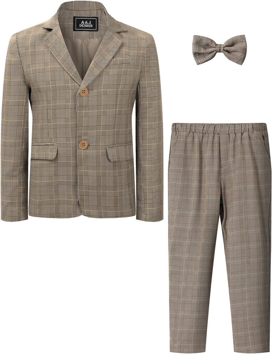 mintgreen Jungen Anzug Blazer 2PCS Gentleman Tuexdo Sätze Blazer + Hose + Fliege 5-12 Jahre 116-122