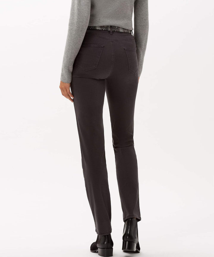 BRAX Damen Style Carola Five-Pocket wertigem Baumwollsatin Hose, Grey 1, 29W / 32L
