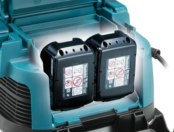 Makita DVC150LZ Akku-Staubsauger 15L 2x18V Nass+Trocken (ohne Akku, ohne Ladegerät)