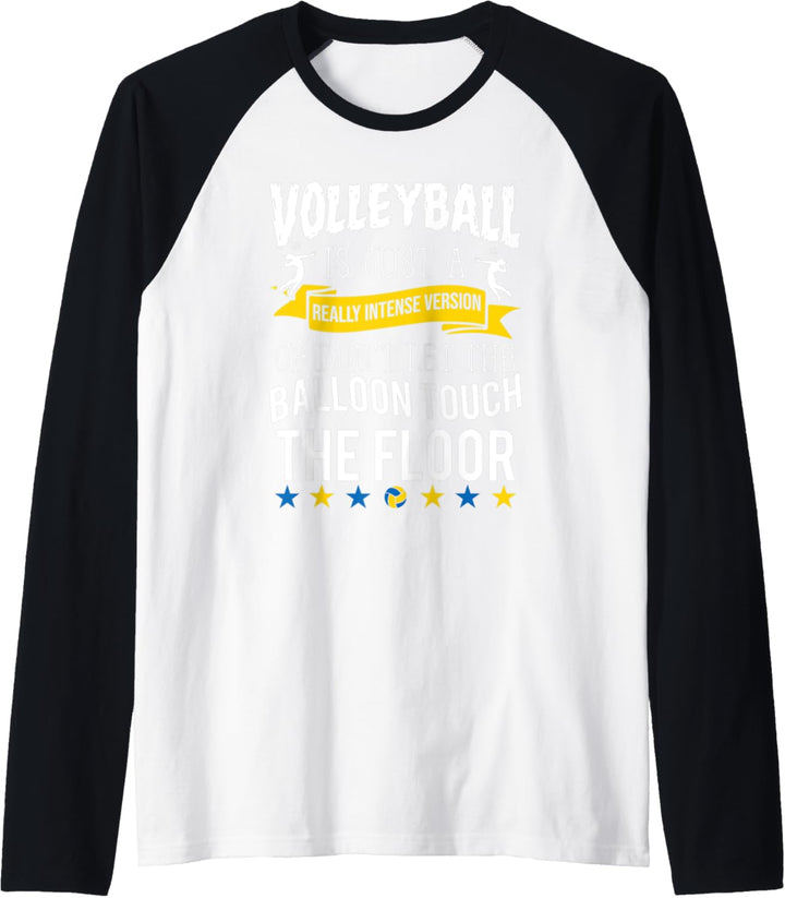 Beach Volleyball Volleyballspieler - Volleyballer Raglan