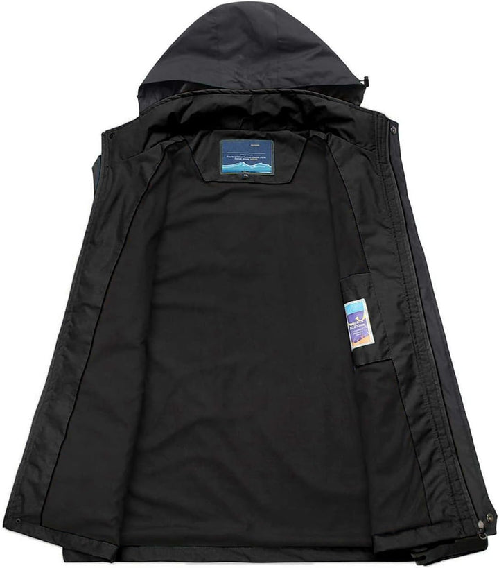YSENTO Herren Regenjacke wasserdichte Outdoor Atmungsaktive Wandern Funktionelle Softshell Winddicht