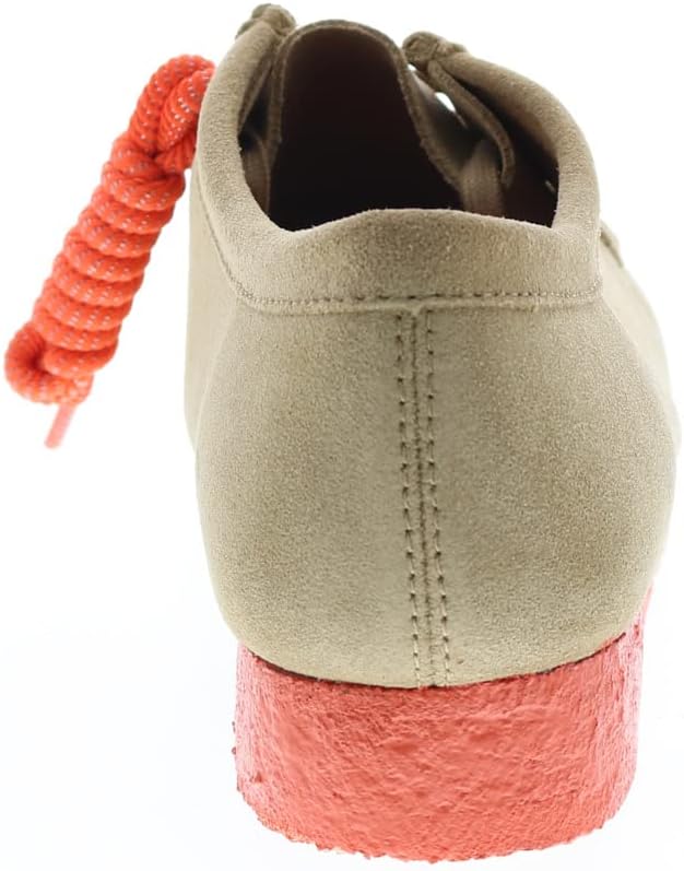Clarks Herren Wallabee 47 EU Light Tan Orange, 47 EU Light Tan Orange