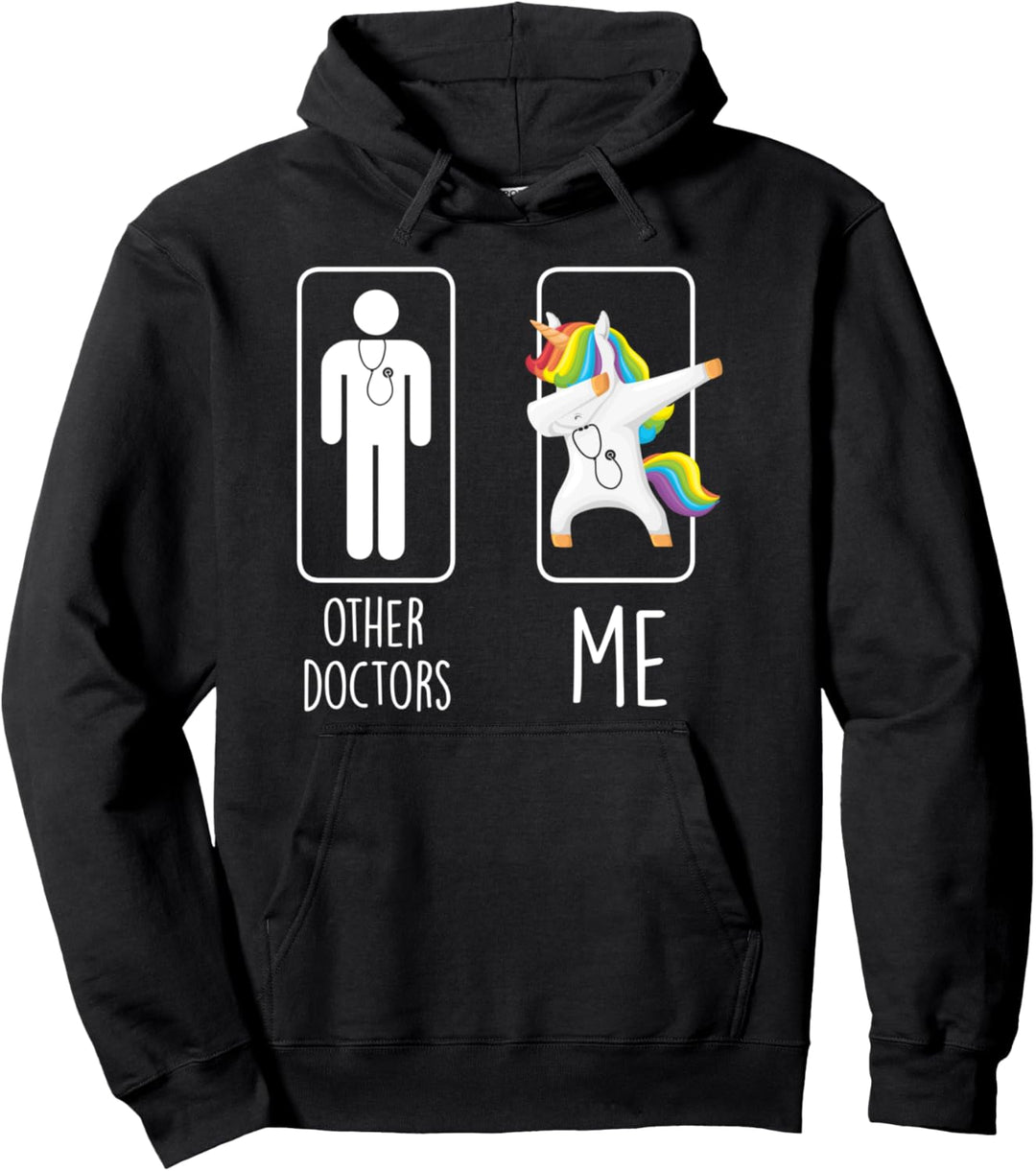 Other Doctors Me Einhorn Dabbing Geschenk Männer Frauen Pullover Hoodie
