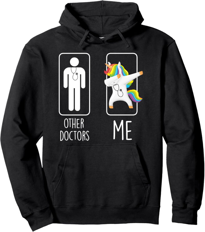 Other Doctors Me Einhorn Dabbing Geschenk Männer Frauen Pullover Hoodie