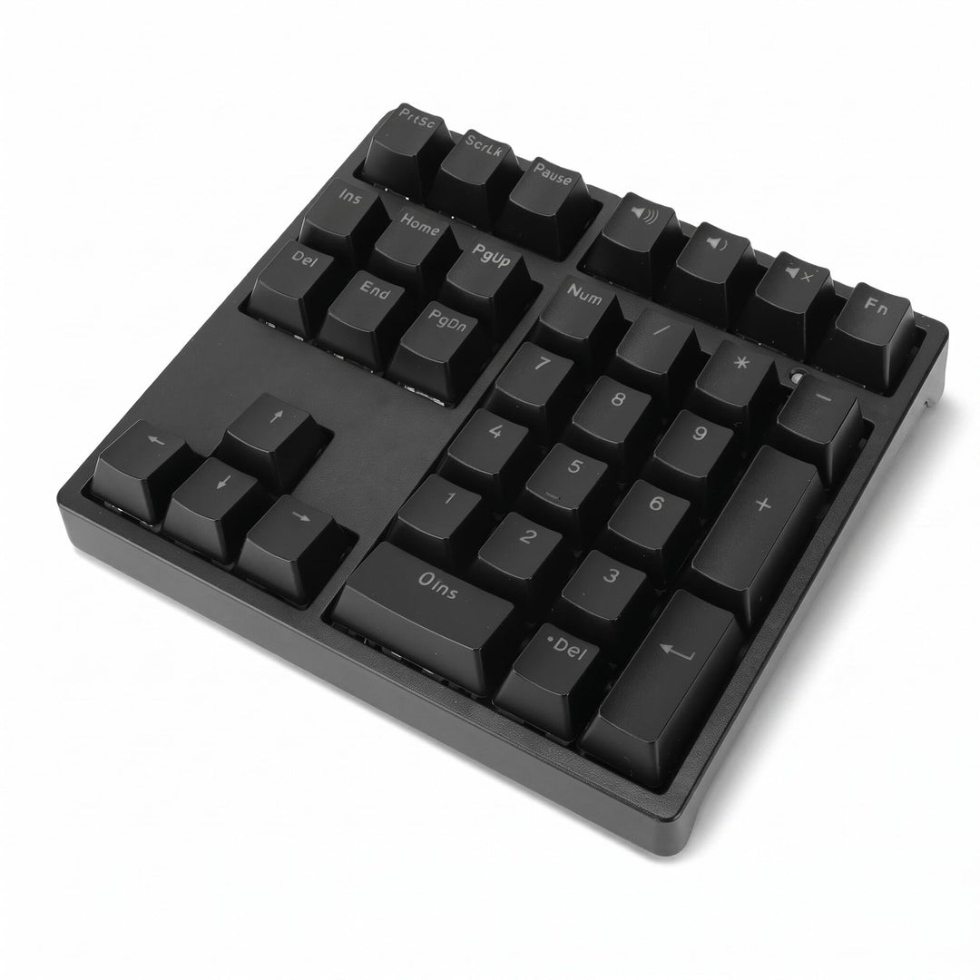 Zunate Kabelgebundener Mechanischer Ziffernblock mit 34 Tasten, Externer USB-C-Ziffernblock mit RGB-