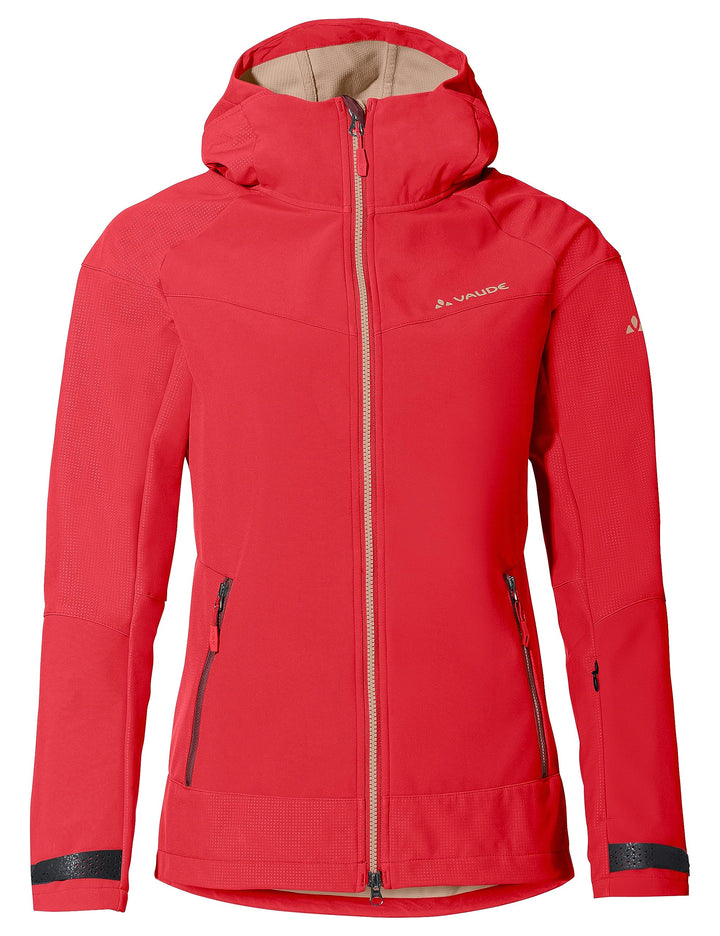 VAUDE Damen Women's All Year Elope Softshell Jacket Jacke, 34 flame