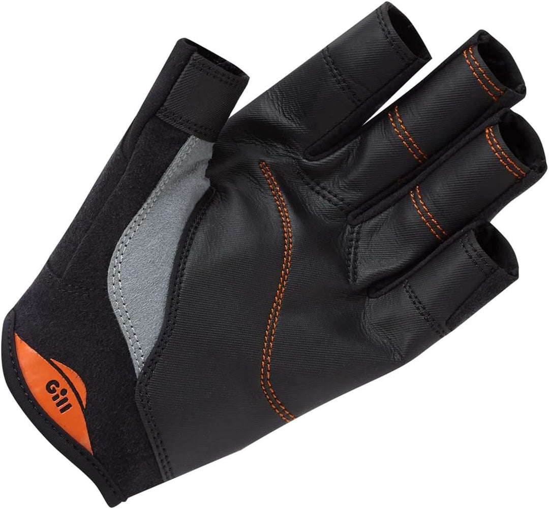 Gill Championship Segelhandschuhe - Kurzfinger mit ¾ Langen Fingern - Dura-Grip Gewebe, 50+ UV-Sonne