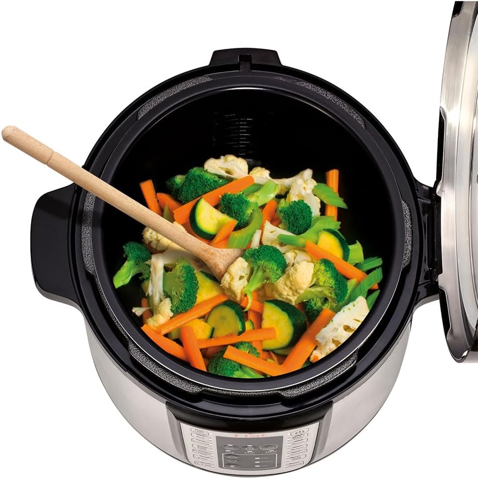 Tefal CY505E30 Fast & Delicious Multicooker Elektrischer Schnellkochtopf, 1.200 W, 25 automatische P
