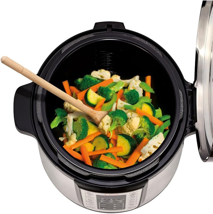 Tefal CY505E30 Fast & Delicious Multicooker Elektrischer Schnellkochtopf, 1.200 W, 25 automatische P