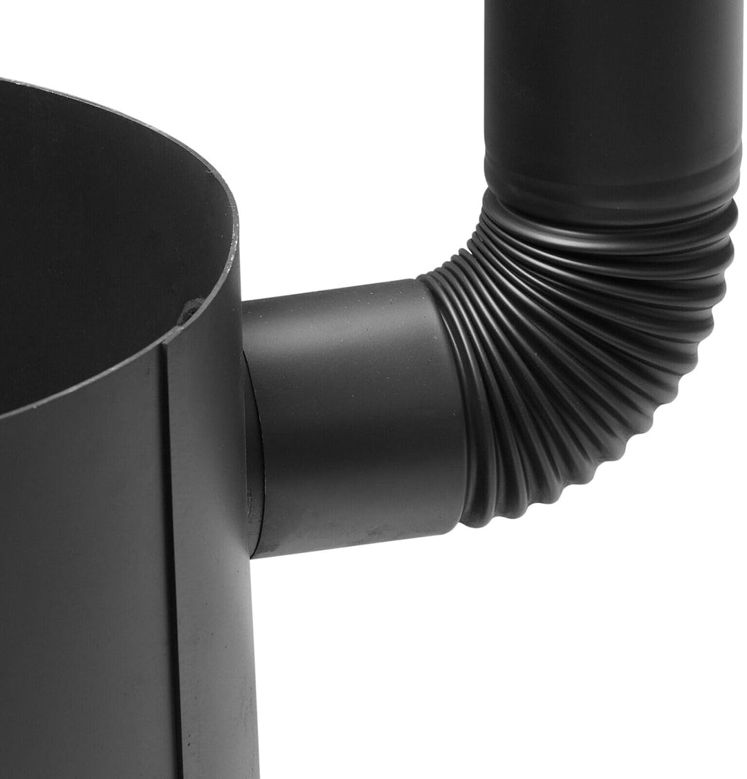 Ø36cm Uchag 2mm Stahl mit Abzugsrohr Utschak-Ofen Adapter-Ringe Utschag Feldküche Feuerstelle Campin