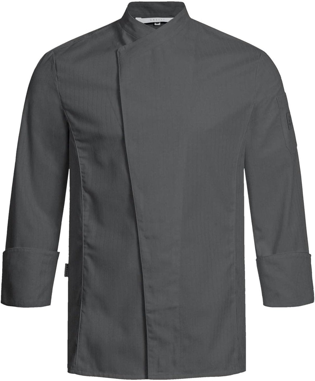 Greiff Gastro Moda Cuisine Herren Premium-Kochjacke Regular-Fit Anthrazit XXL, Anthrazit XXL