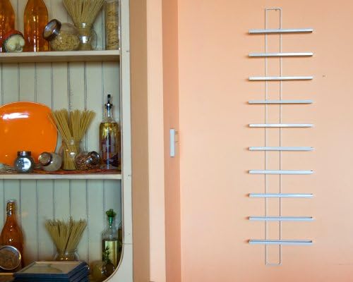 DanDiBo Weinregal Dies White 116 cm aus Metall für 10 Flaschen Flaschenständer Wandregal