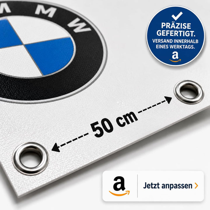 PRINT.GG Personalisierter Werbebanner - Gestalten Sie Ihr eigenes Banner mit Text, Grafik und Farben