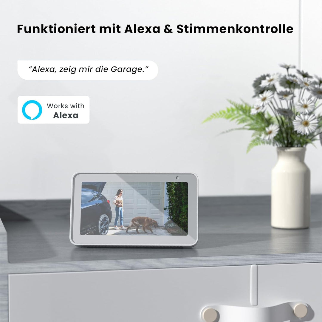 ieGeek 2K Überwachungskamera Aussen Akku Kabellose WLAN Überwachungskamera aussen/innen mit farbige