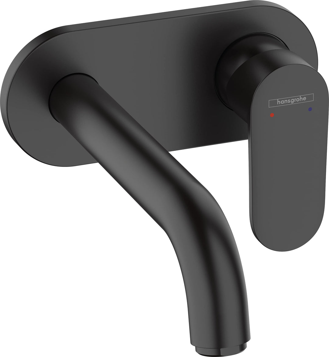 hansgrohe Waschtischarmatur Unterputz Vernis Blend, Wasserhahn Bad für Wandmontage, Badarmatur wasse
