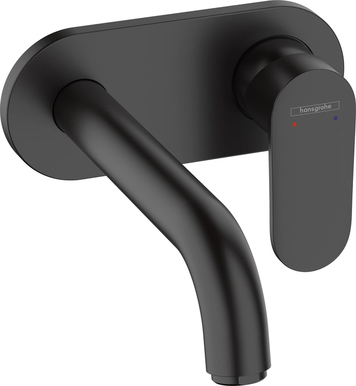 hansgrohe Waschtischarmatur Unterputz Vernis Blend, Wasserhahn Bad für Wandmontage, Badarmatur wasse