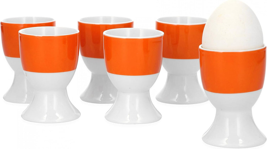 van Well Vario Eierbecher-Set 6-teilig - Eier-Service für 6 Personen - Eierhalter 4,6 cm breit & 7cm