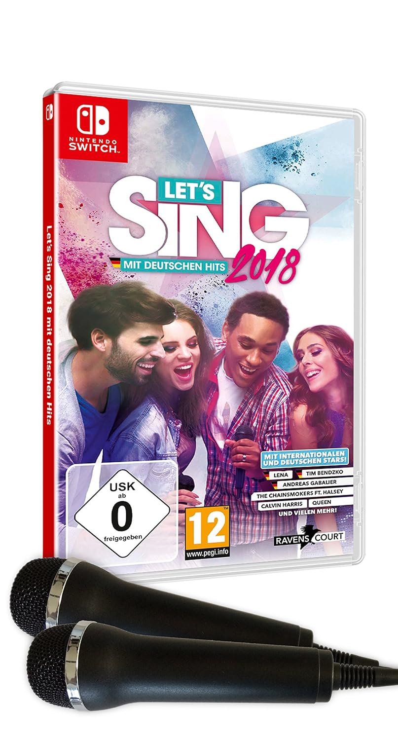 Let's Sing 2018 mit Deutschen Hits + 2 Mics [Switch]