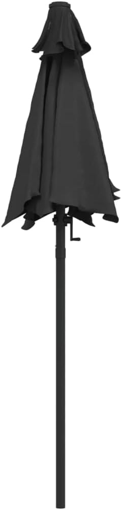 vidaXL Sonnenschirm Kurbel Kippbar Ampelschirm Gartenschirm Strandschirm Terrassenschirm Balkonschir